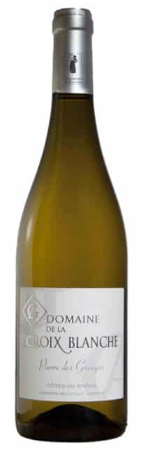 Vin Côtes du Rhône Blanc bio - Pierre des Granges - Domaine de la Croix Blanche